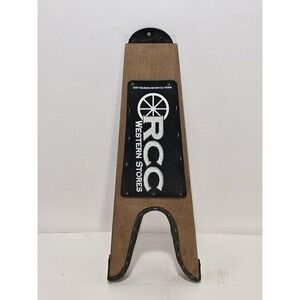 RCC Western Stores Wooden Boot Jack Boot Remover Rustic Western Tool